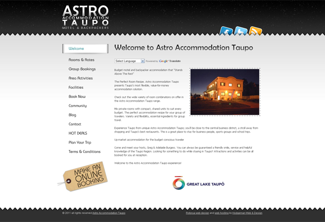 Astro Accommodation Taupo