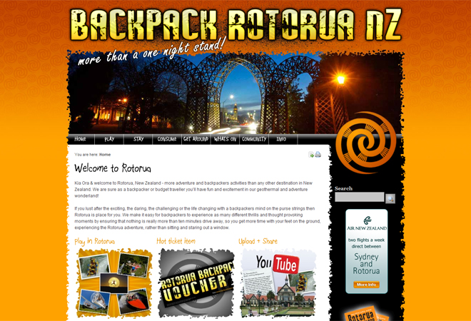 Rotorua Backpacker Network Rotorua Backpacker Network