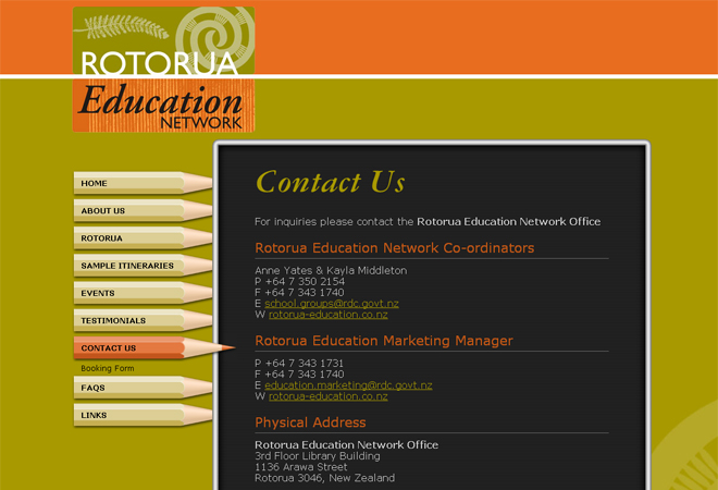 Rotorua Education Network: ORIGINAL REBUILD - May 13, 2010