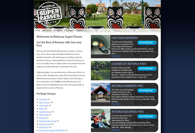 Rotorua Super Passes: Homepage