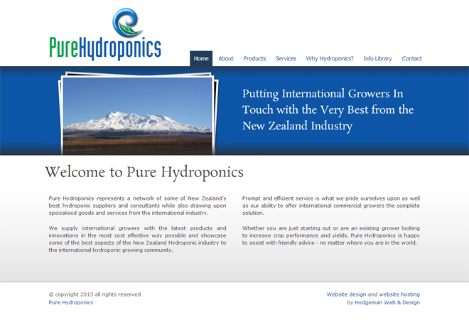 Pure Hydroponics: Homepage