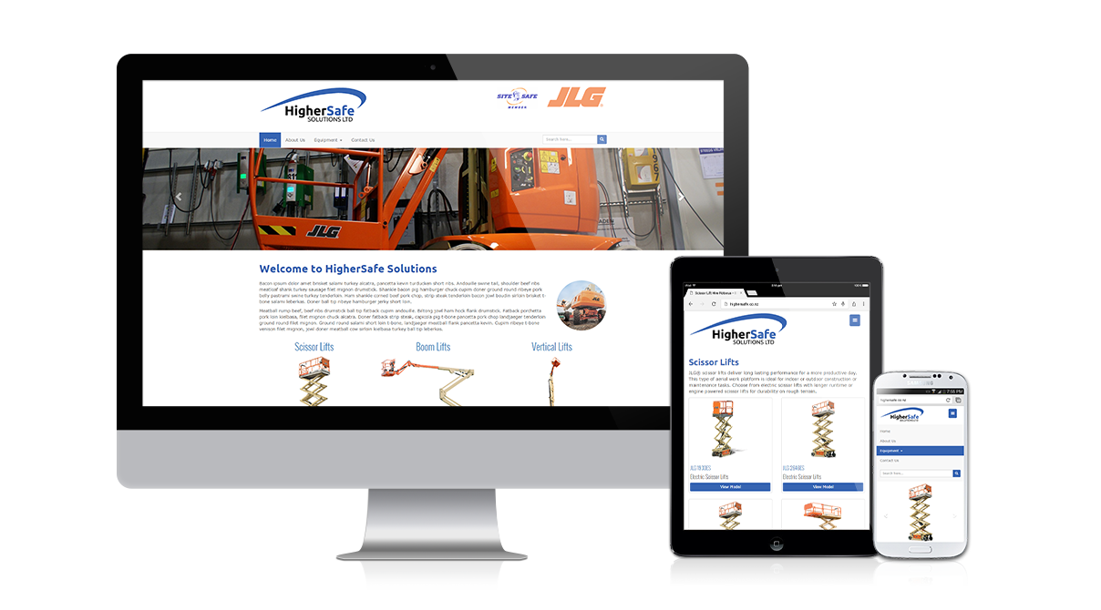 HigherSafe Solutions: Fully responsive design